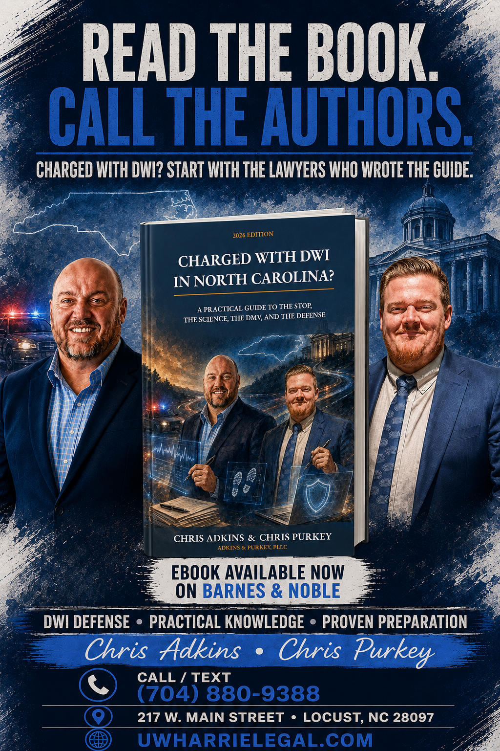 Charged with DWI in North Carolina? by Chris Adkins and Chris Purkey